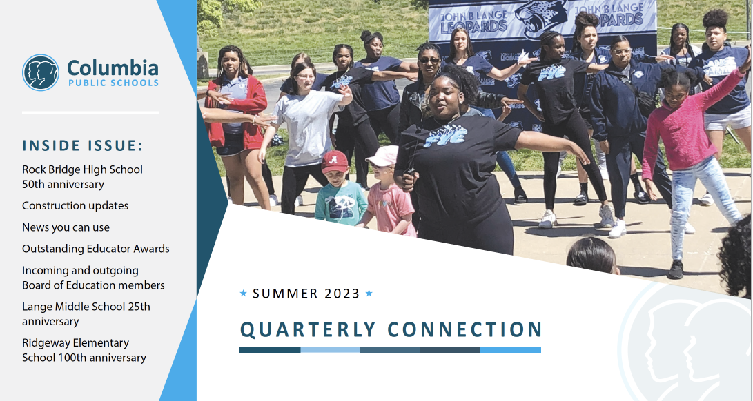 Summer 2023 CPS Quarterly Report Cover image of students practicing archery